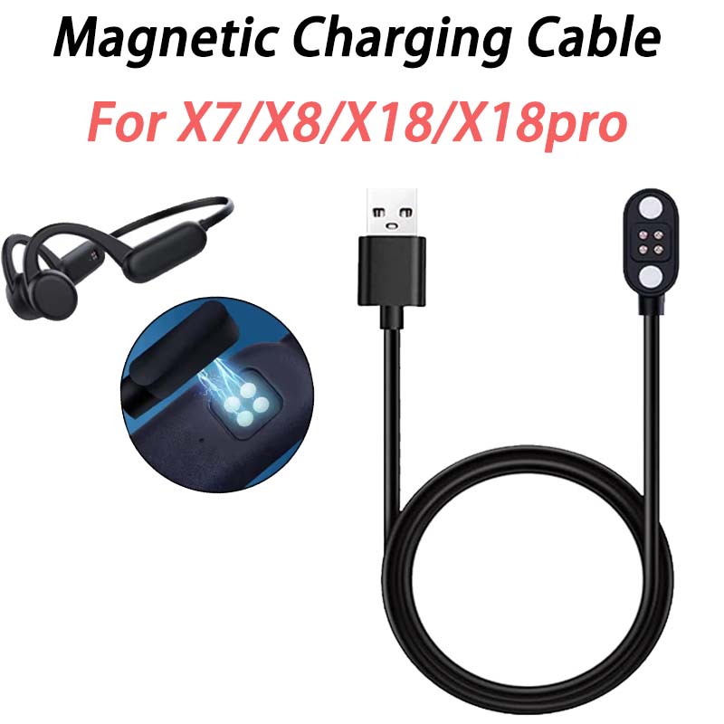 Magnetic Charging Cable - Écouteurs à conduction osseuse avec câble