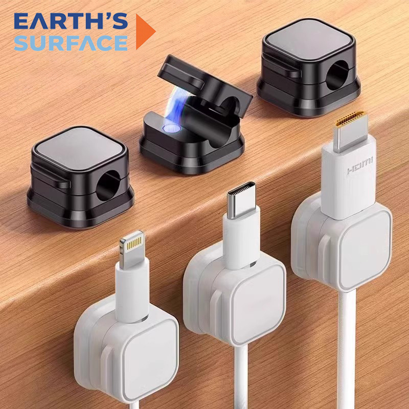Magnetic Charging Cable - Support magnétique adhésif pour câbles, organisateur