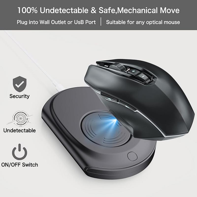 Auto Mouse Mover - Mover-Tapis vibrant ultra-fin silencieux pour ordinateur,