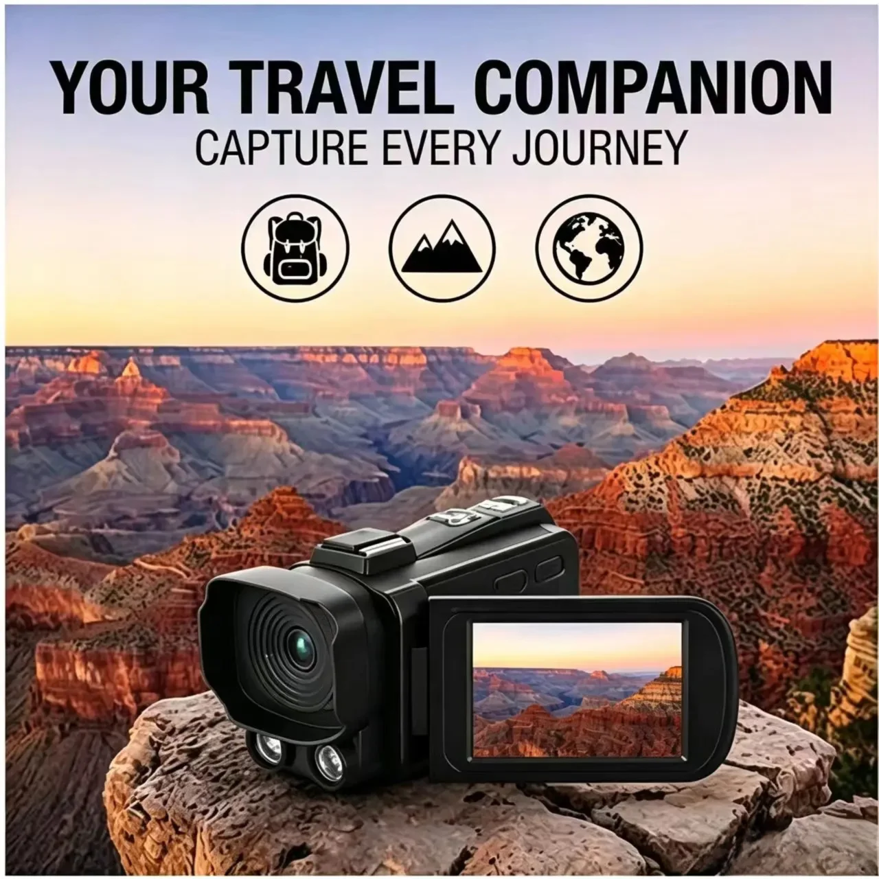 Electronics Gadgets For Home - Caméra numérique Full HD 1080P, caméscope,