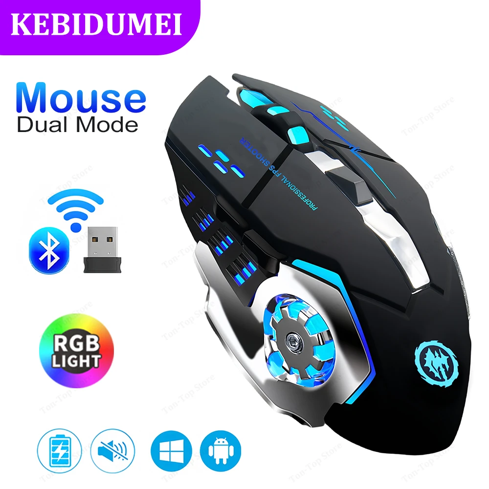Auto Mouse Mover - Souris de jeu sans fil Bluetooth