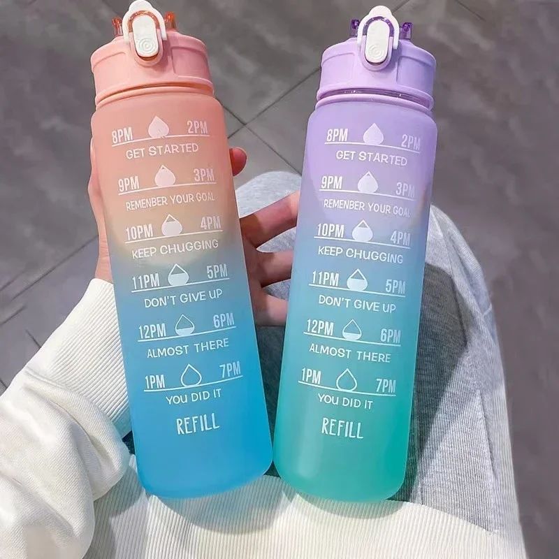 Smart Water Bottle Tracker - Bouteille d'eau de sport avec paille