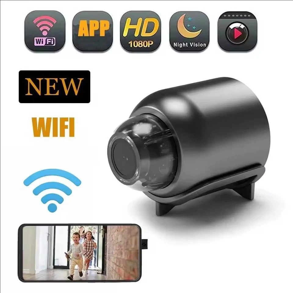 Compact Camera Mirrorless - Mini caméra HD 1080P WiFi sans