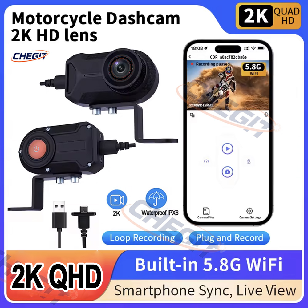 Caméra DVR Moto 2K HD WiFi Éta - Compact Camera Mirrorless avis et prix