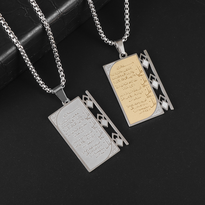 Collier arabe en acier inoxyda - Gadget Q avis et prix