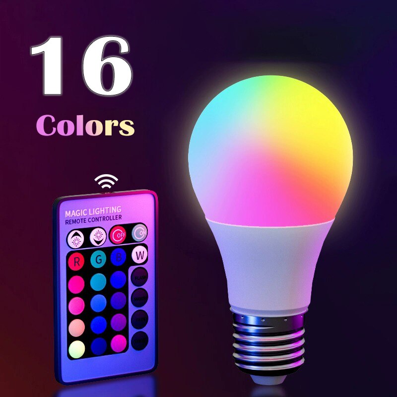 Ampoule LED E27 220V 16 couleu - Electronics Gadgets For Home avis et prix
