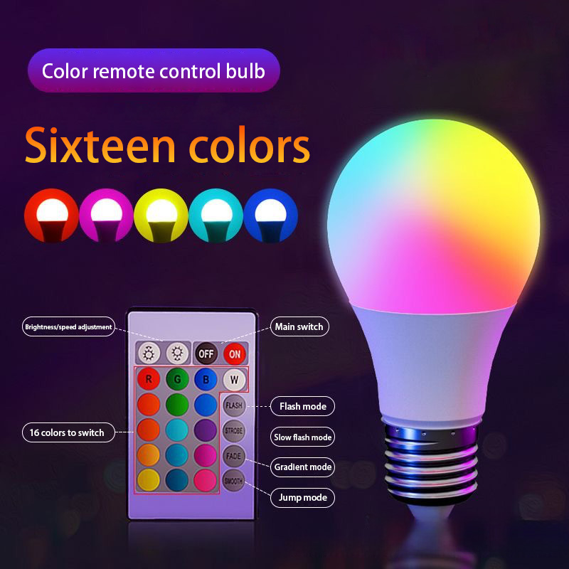 Ampoule LED E27 220V 16 couleu - Electronics Gadgets For Home avis et prix