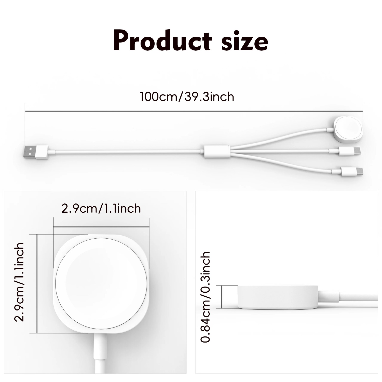 Chargeur magnétique 3 en 1 pou - Magnetic Charging Cable avis et prix