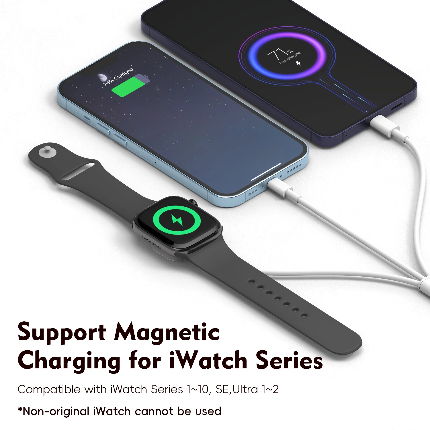 Chargeur magnétique 3 en 1 pou - Magnetic Charging Cable avis et prix