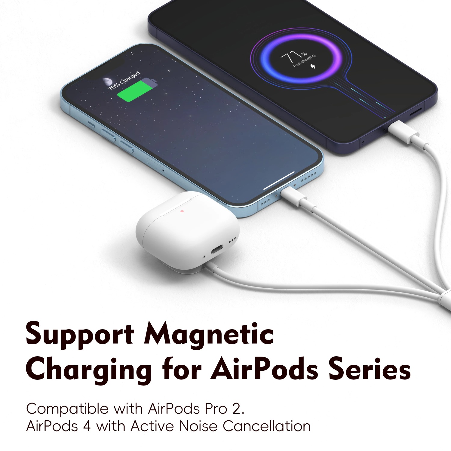 Chargeur magnétique 3 en 1 pou - Magnetic Charging Cable avis et prix