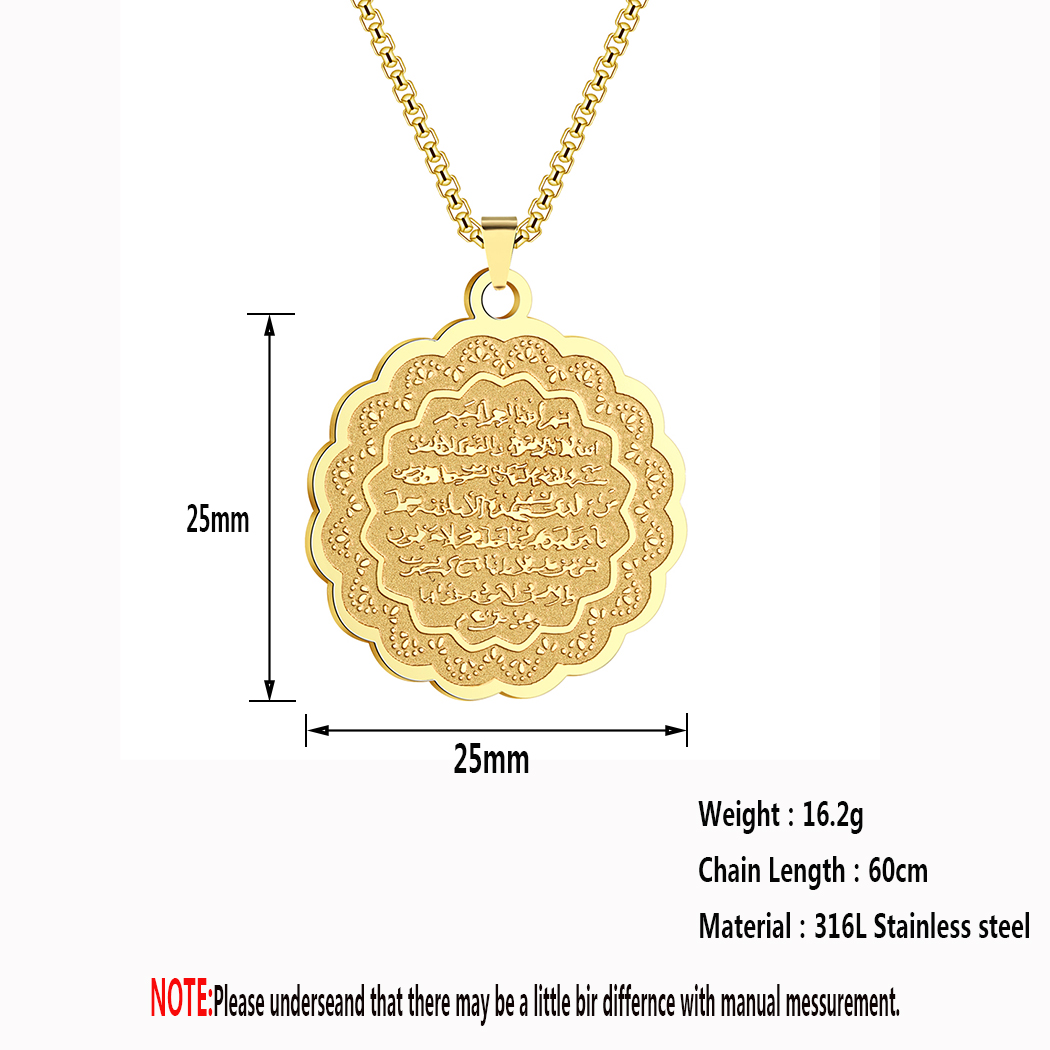 Kinitial – collier Ayat Al Kur - Gadget Q avis et prix