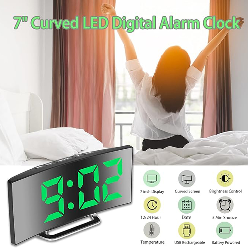 Réveil numérique LED avec écra - Electronics Gadgets For Home avis et prix
